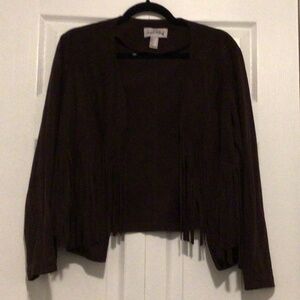 Vintage soft suede like jacket